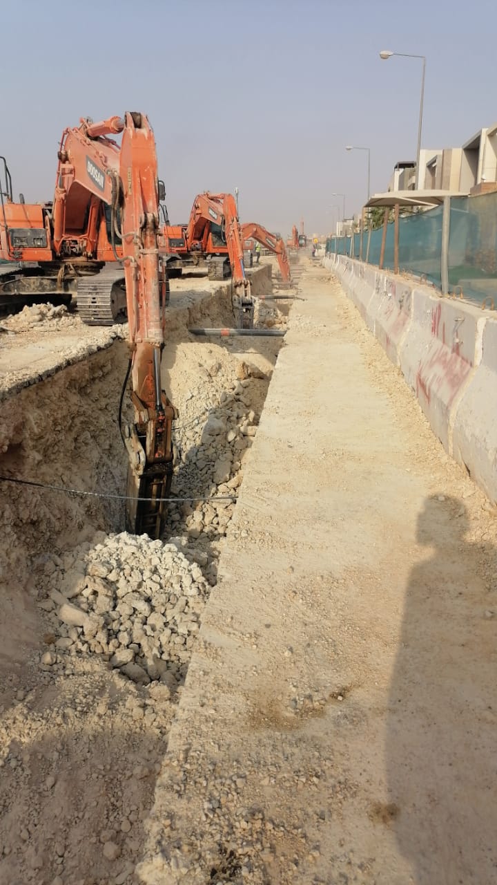 استكمال شبكة تصريف مياه السيول في أحياء شرق الرياض - المرحلة الأولى project showcase